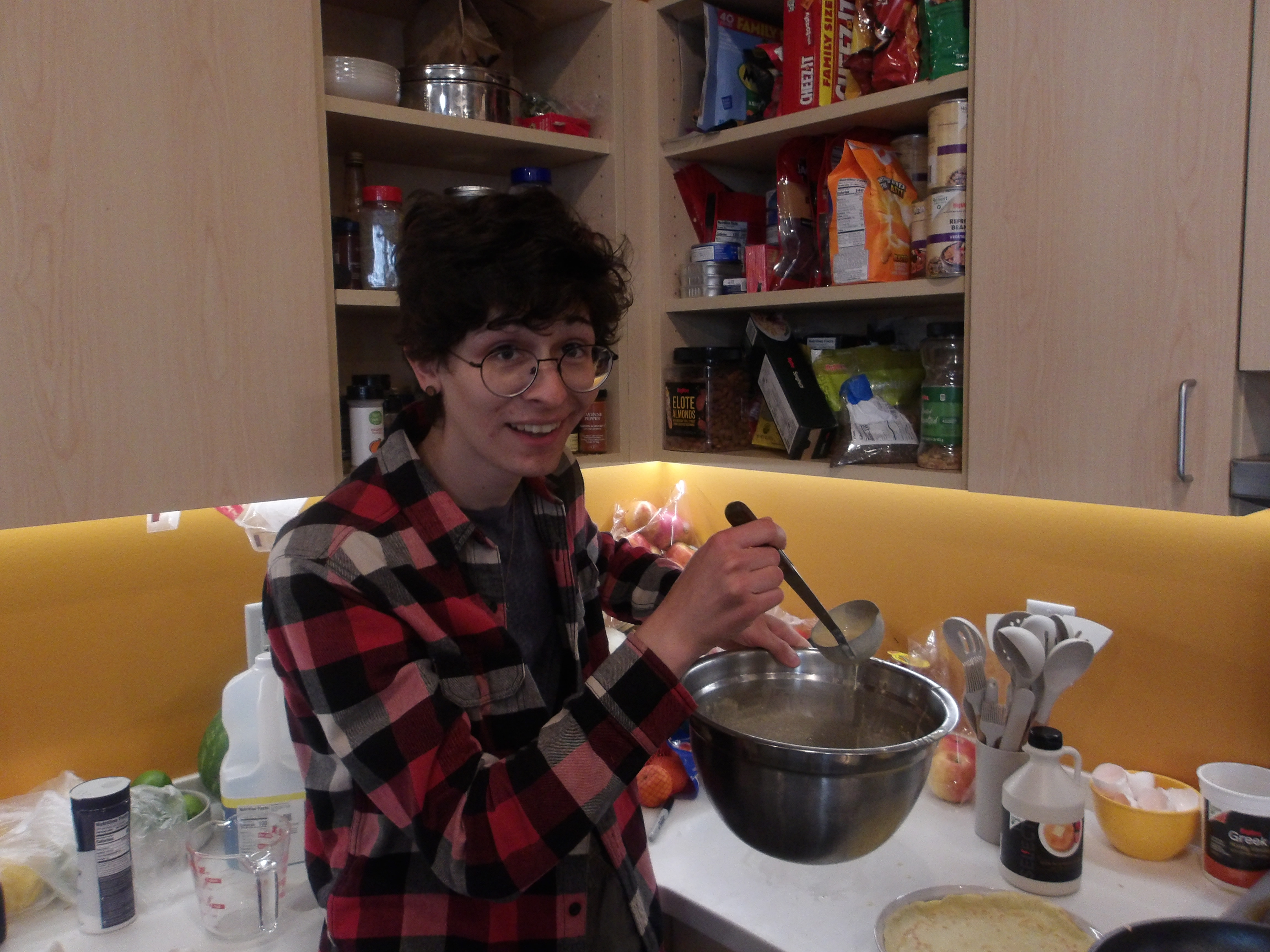 Me makin' crepes